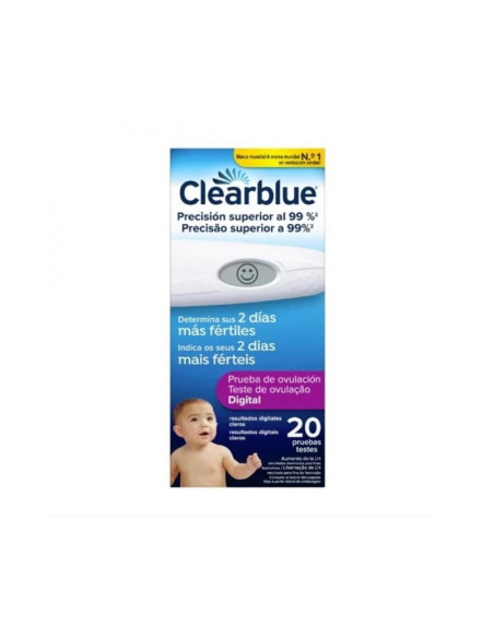 CLEARBLUE PRUEBA DE OVULACION DIGITAL 20 PRUEBAS