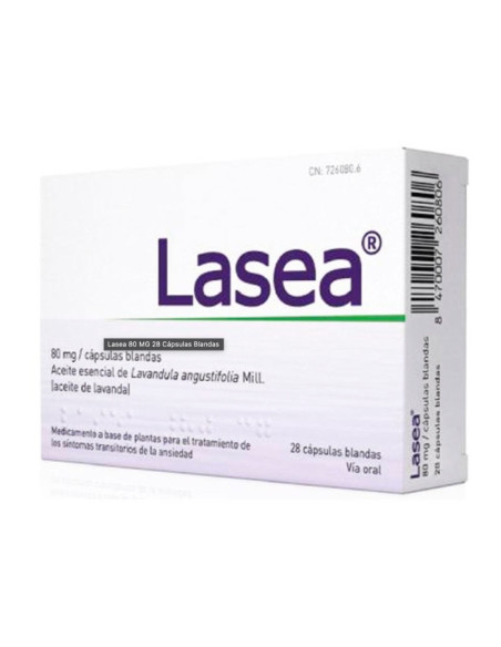 LASEA 80 MG 28 CAPSULAS BLANDAS - Farmacia Molino de la Vega