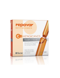 REPAVAR REVITALIZANTE C 5,5% METAGLICANOS FLASH EXTREME 5 AMPOLLAS x 1 ML