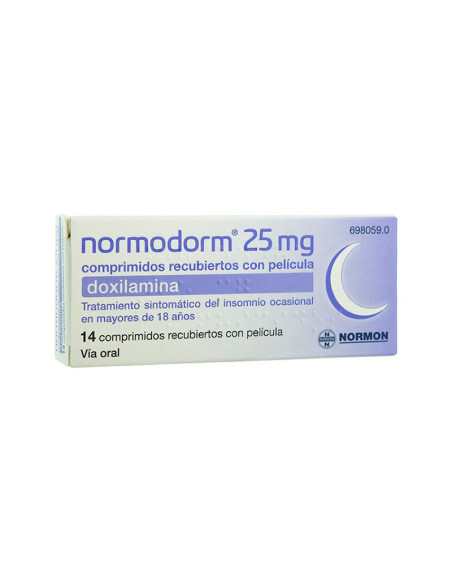 NORMODORM 25 MG 14 COMPRIMIDOS